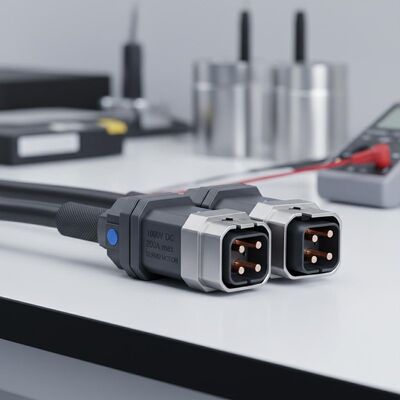 1000V Voltage Rating Battery Current Rating Servo Motor Connector for Industrial Automation