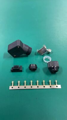 Yaskawa 9pin Servo Motor Connector with Silver and Gold Contact Plating for Industrial Automation and Crimp/Solder Termination