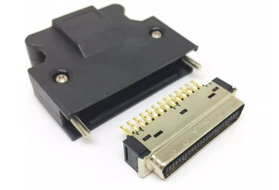 1000V Voltage Rating Servo Motor Connector with Silver and Gold Plated Pins for Panel and Cable Mount