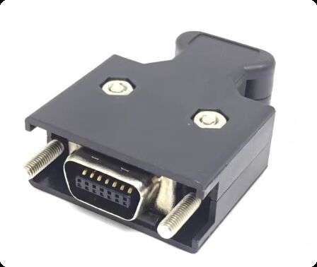 Siemens V80 V90 Servo Motor Connector 14-Pin with 1000V Voltage Rating for Industrial Automation and Silver Gold Plated Contacts