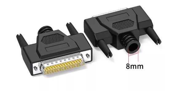 DB44 44-Pin Servo Motor Connector with 1000V Voltage Rating Silver and Gold Plated Contacts Moog ITT Standard