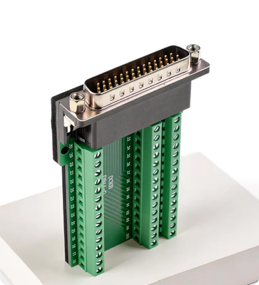 HDB44 44Pin Adapter Servo Motor Connector with 1000V Voltage Rating and Omrons Domestic Contacts for Panel or Cable Mount