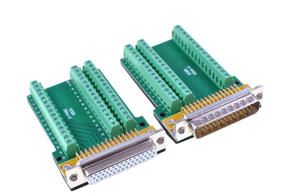 HDB44 44Pin Adapter Servo Motor Connector with 1000V Voltage Rating and Omrons Domestic Contacts for Panel or Cable Mount