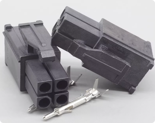 1000V Voltage Rating Servo Motor Connector with Moog Gender Compatibility and Silver Gold-Plated Pins for Robot Wire Connections