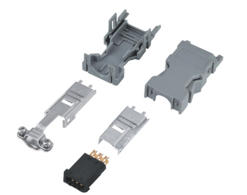 1000V Voltage Rating Moog ITT Servo Motor Connector with Silver Pin Golded Pin for Industrial Automation