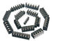 Barrier terminal block 17-8.5mm 2-15P 300V 20A barrier style terminal blocks balck PBT barrier pane terminal block