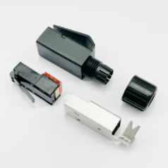 RJ45 4PIN, 8PIN PROFINET Website CAT plug  NET Fully shielded, No-crimp Industry connector