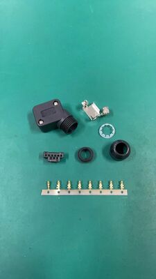 Yaskawa 9pin Servo Motor Connector with Silver and Gold Contact Plating for Industrial Automation and Crimp/Solder Termination