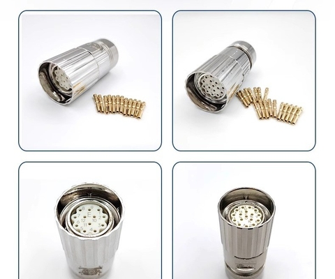 M23 M40 Seriers E P Typ Männliche weibliche Servomotorkabelanschlüsse